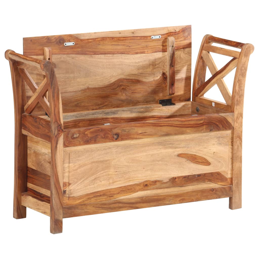 vidaXL Bench 103x33x72 cm Solid Sheesham Wood