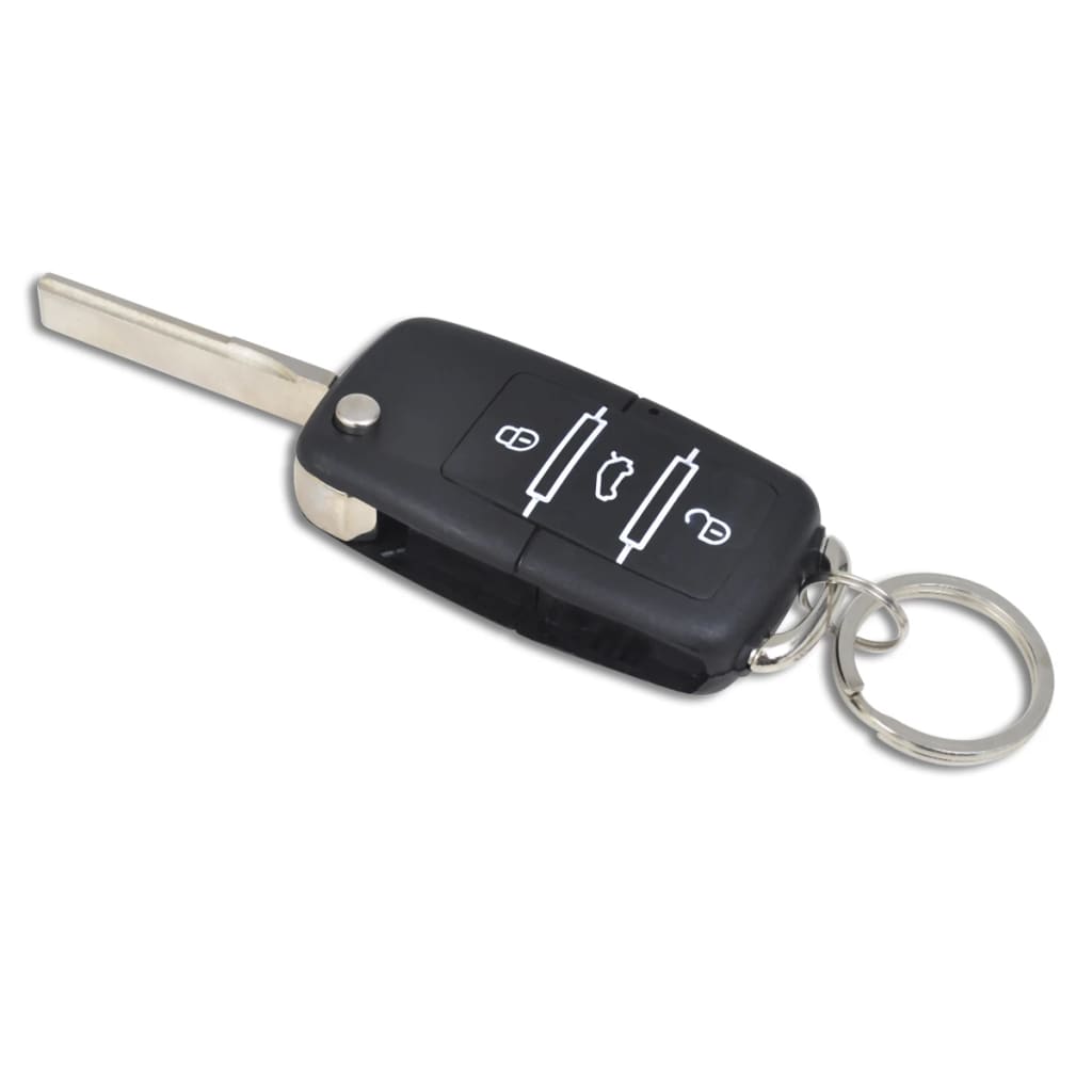 vidaXL Car Central Door Lock Kit with 2 Key Remotes for VW/Audi/Skoda&4 Motor