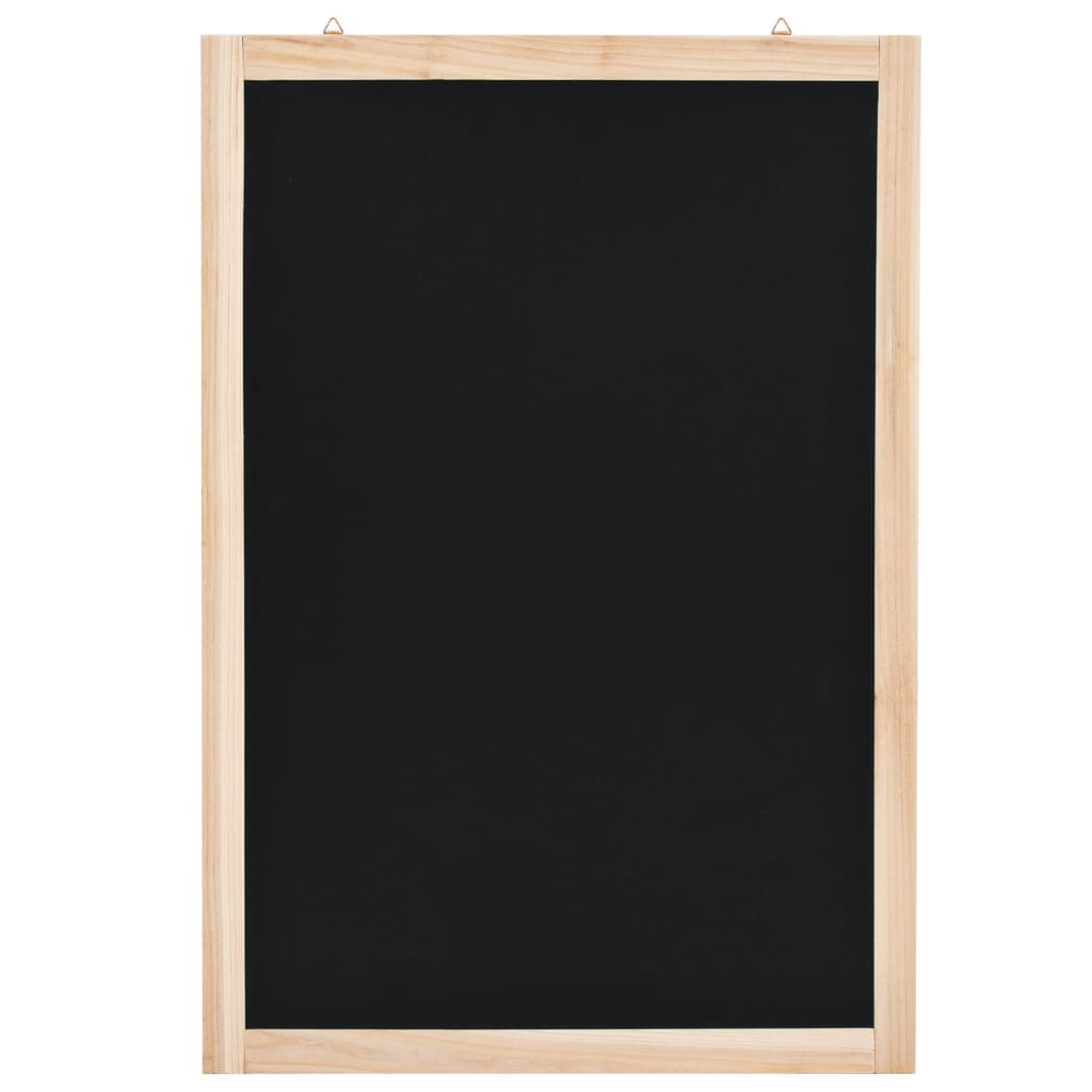 vidaXL Wall-Mounted Blackboard Cedar Wood 40x60 cm
