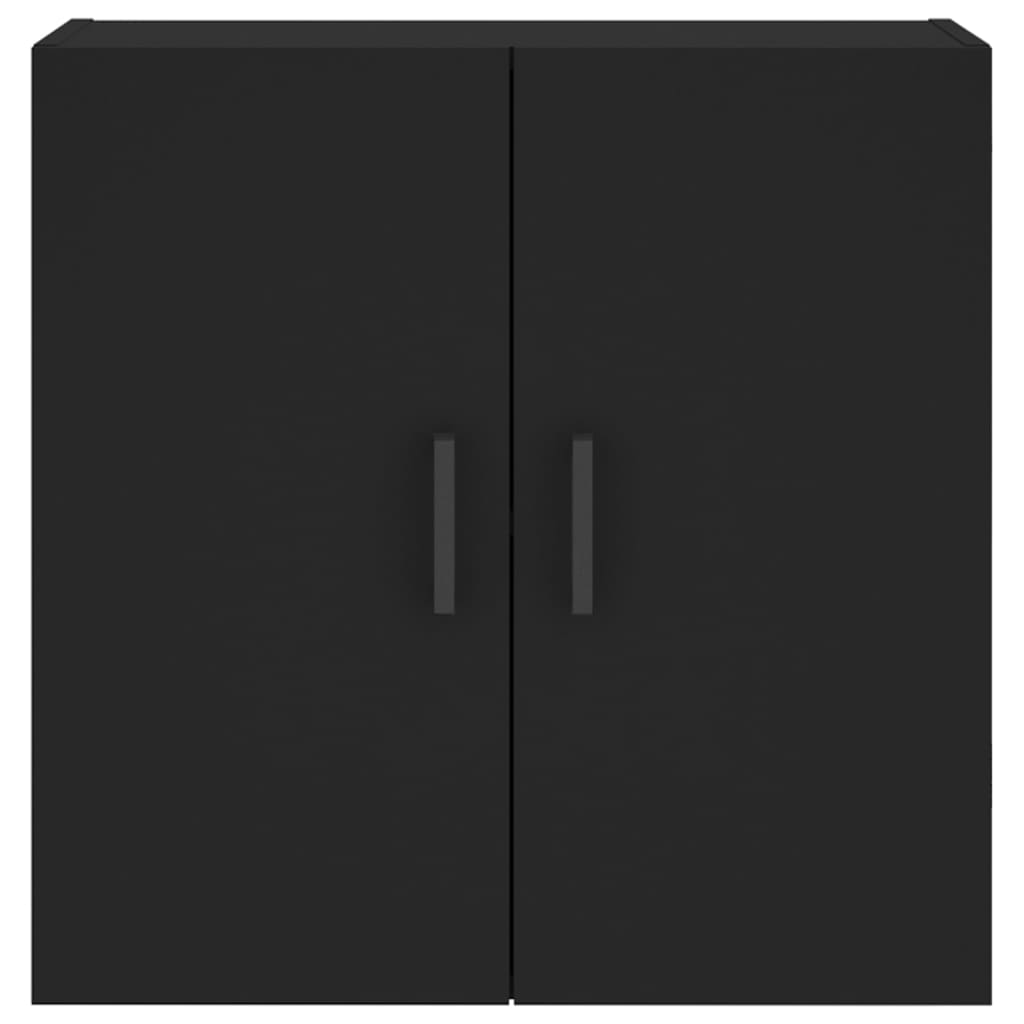 vidaXL Wall Cabinet Black 60x31x60 cm Engineered Wood