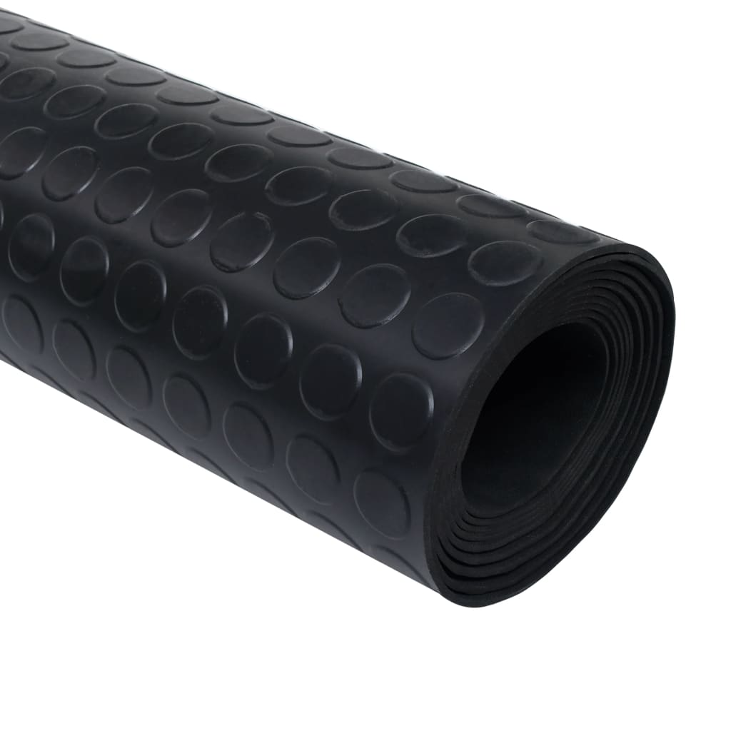 vidaXL Floor Mat Anti-Slip Rubber 1.5x2 m 3 mm Dot