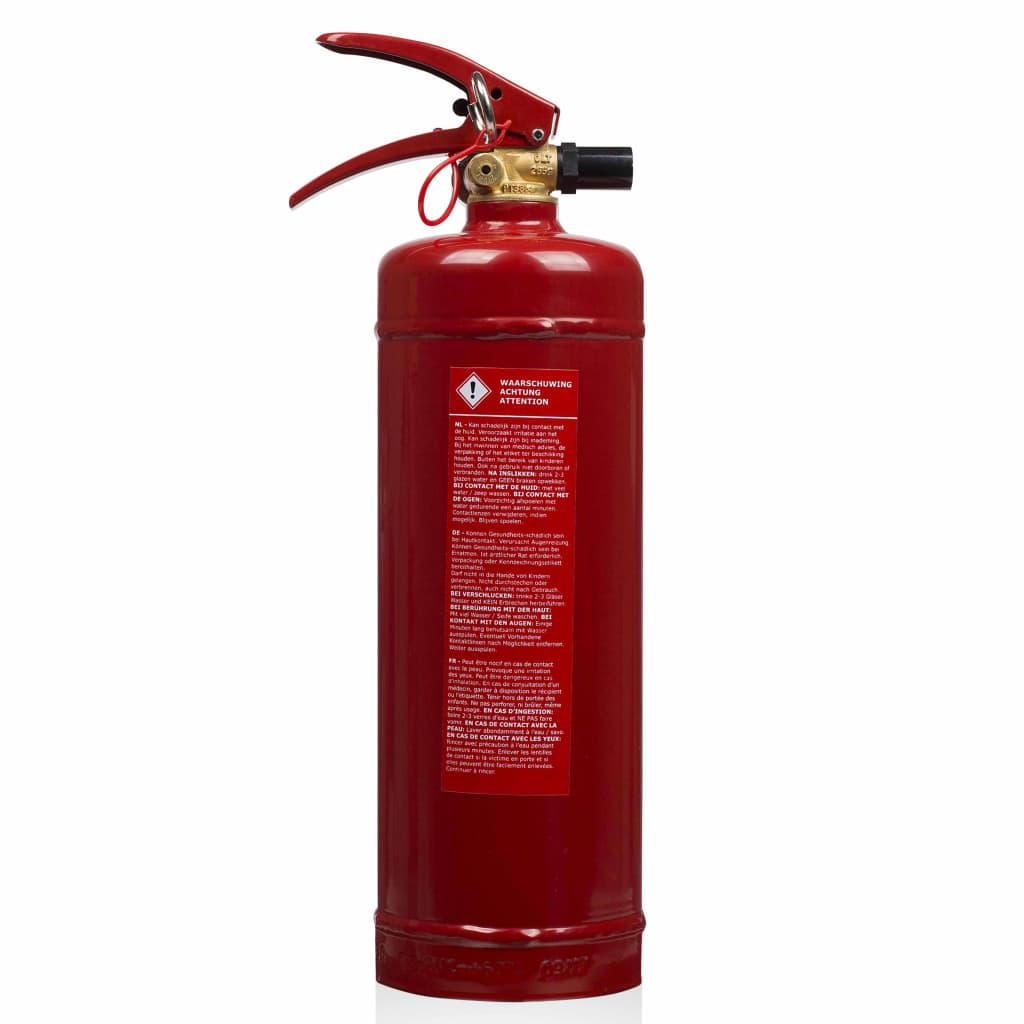 Smartwares Powder Fire Extinguisher BB2 2 kg Class ABC Steel 10.014.68