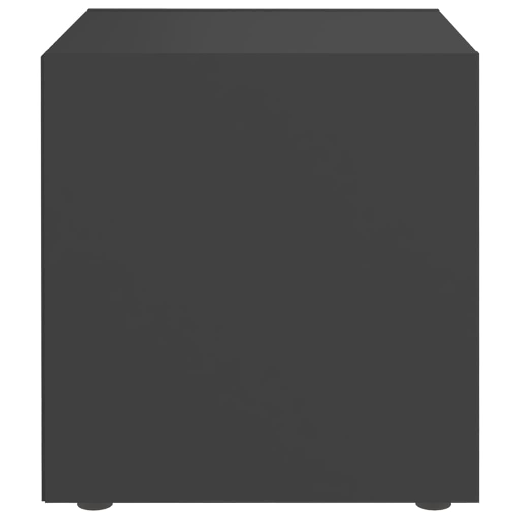 vidaXL TV Cabinet Grey 37x35x37 cm Chipboard