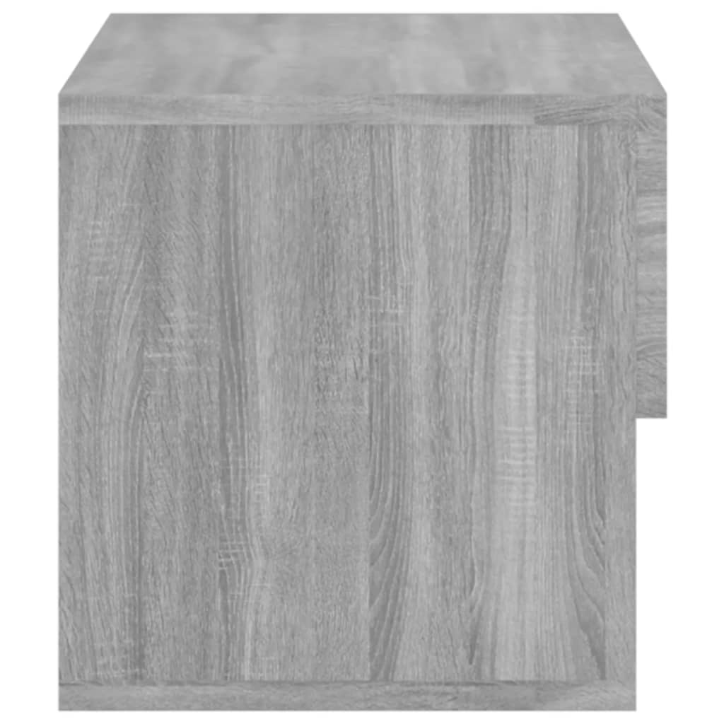 vidaXL Wall-mounted Bedside Cabinets 2 pcs Grey Sonoma