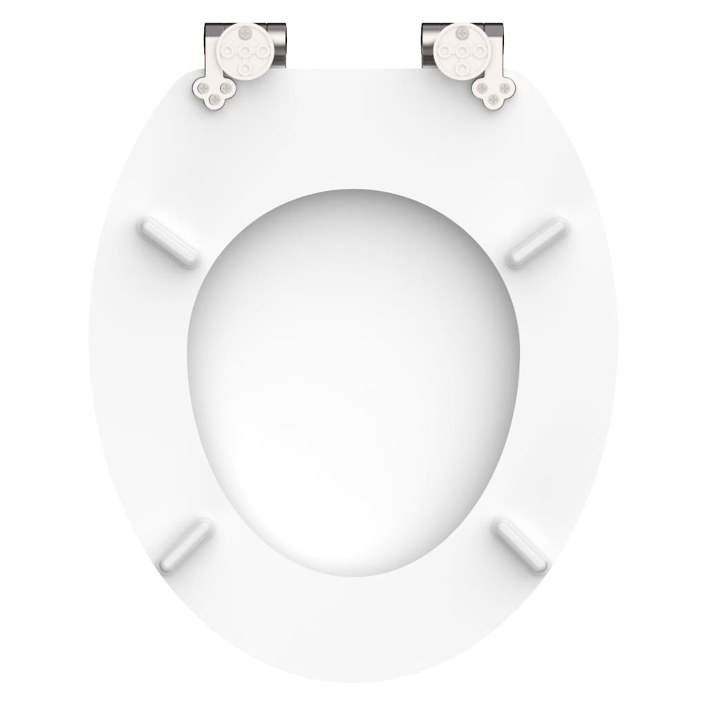 SCHÜTTE High Gloss Toilet Seat with SoftClose SHELL HEART MDF vidaXL.ie