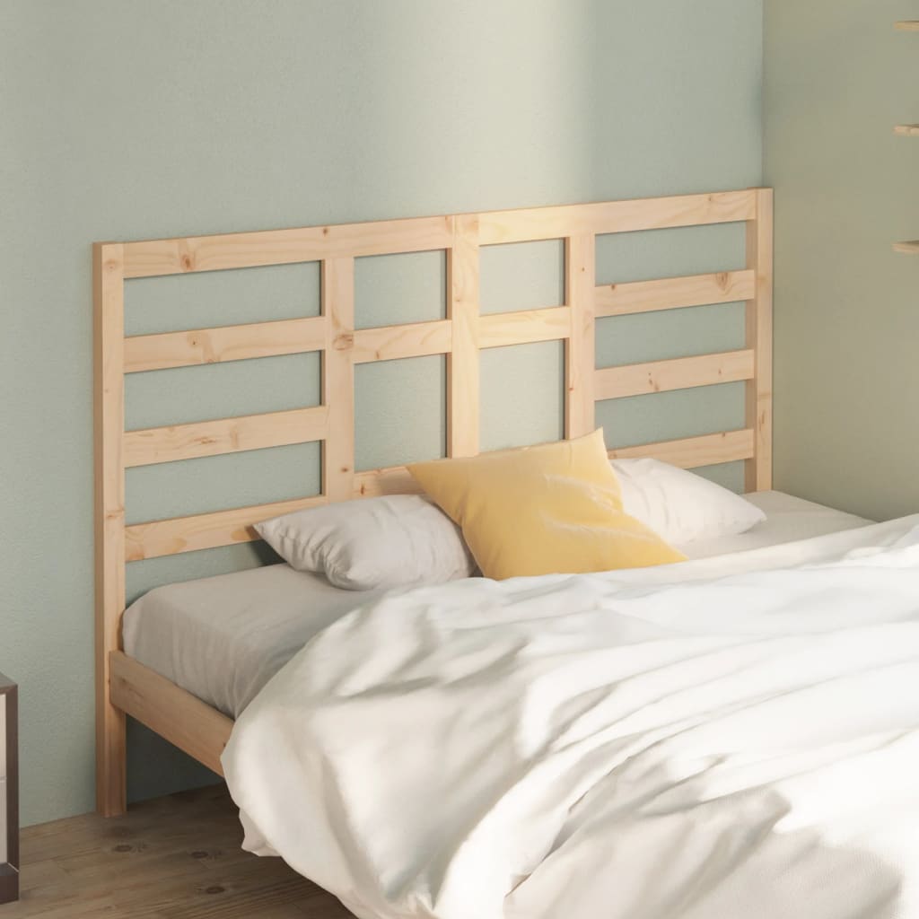 vidaXL Bed Headboard 166x4x104 cm Solid Wood Pine