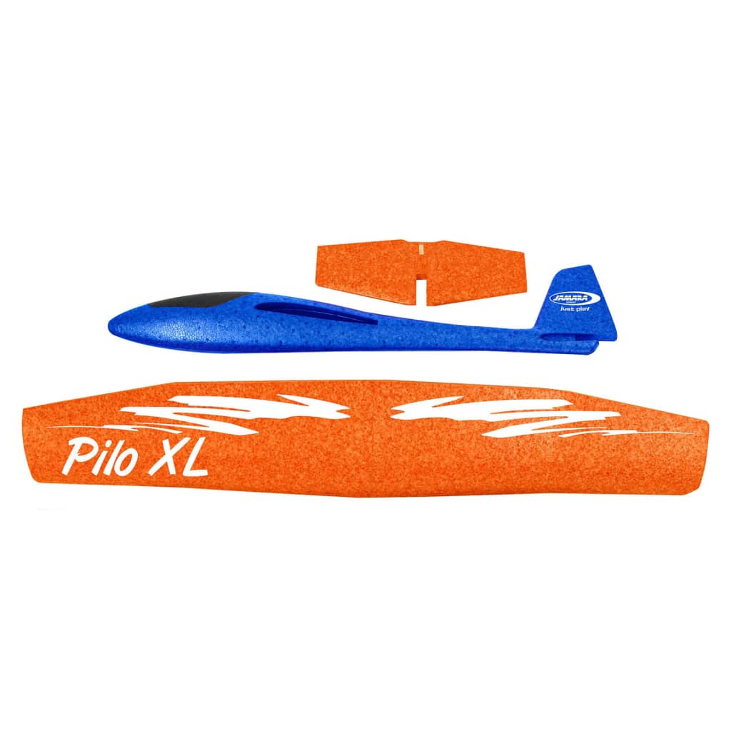 JAMARA Foam Toy Glider Pilo XL Orange and Blue