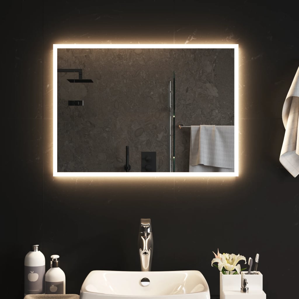 vidaXL LED Bathroom Mirror 50x70 cm