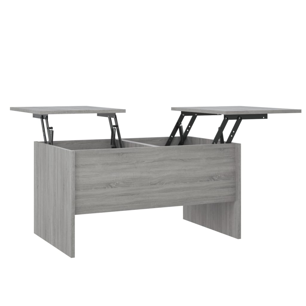 vidaXL Coffee Table Grey Sonoma 80x50x42.5 cm Engineered Wood