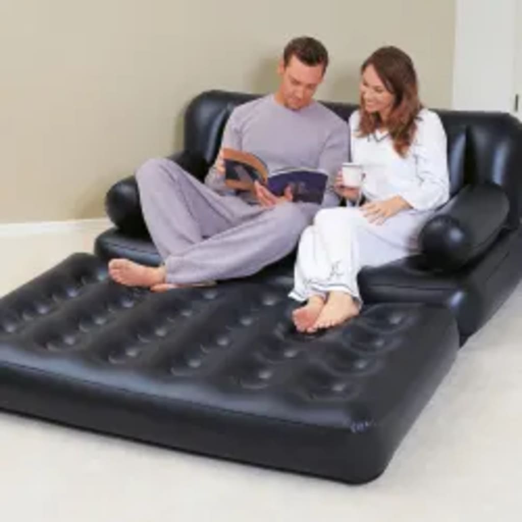 Bestway 5-in-1 Inflatable Double Sofa Bed 188x152x64 cm