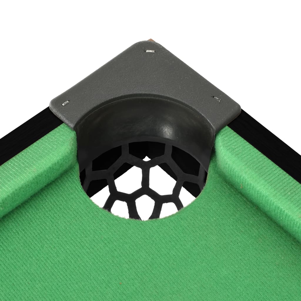 vidaXL 3 Feet Mini Pool Table 92x52x19 cm Black and Green