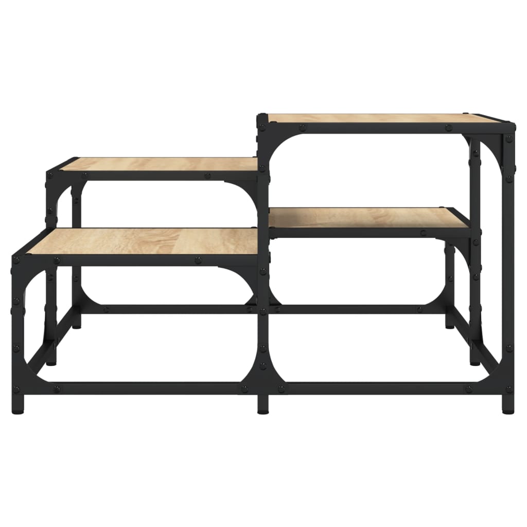 vidaXL Coffee Table Sonoma Oak 68x68x40 cm Engineered Wood