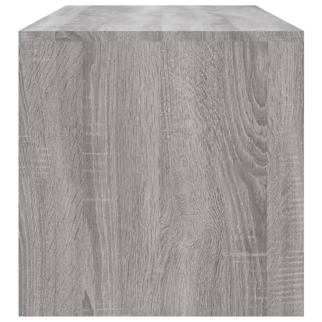 vidaXL Coffee Table Grey Sonoma 100x40x40 cm Engineered Wood