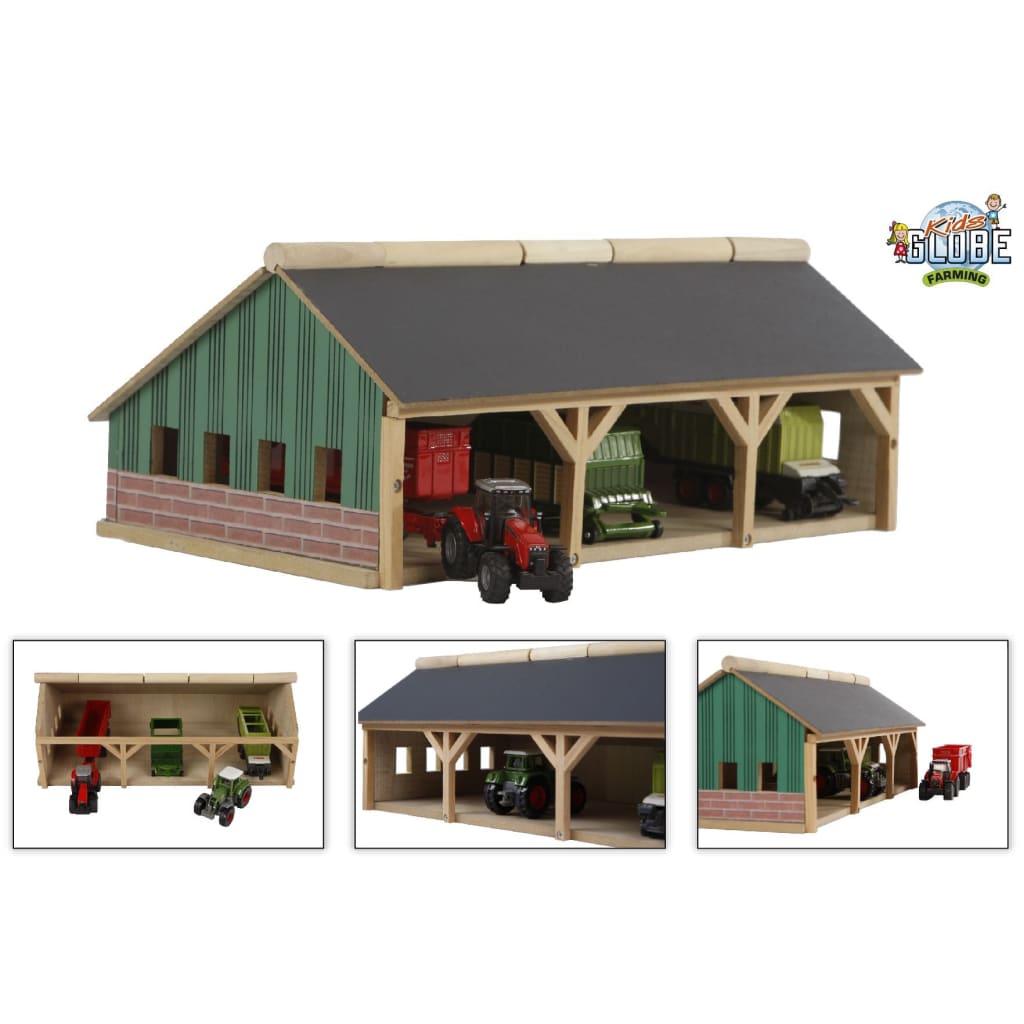 Kids Globe Tractor Barn Big 1:87 610491