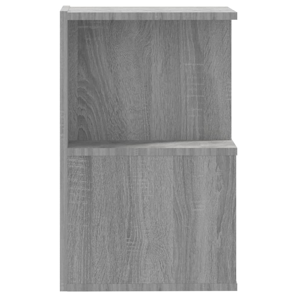 vidaXL Bedside Cabinet Grey Sonoma 35x35x55 cm Engineered Wood