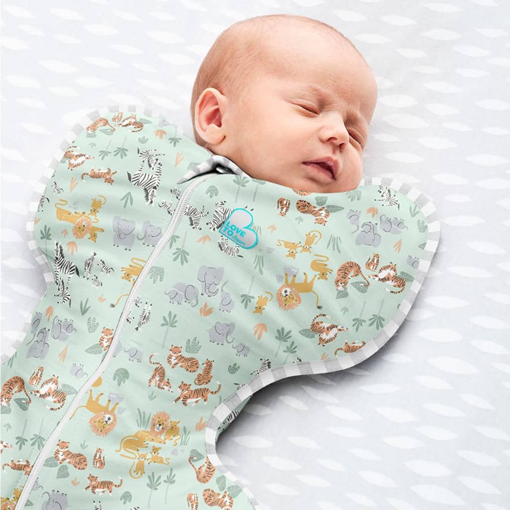 Love to Dream Baby Swaddle Swaddle Up Original Stage 1 M Safari Green