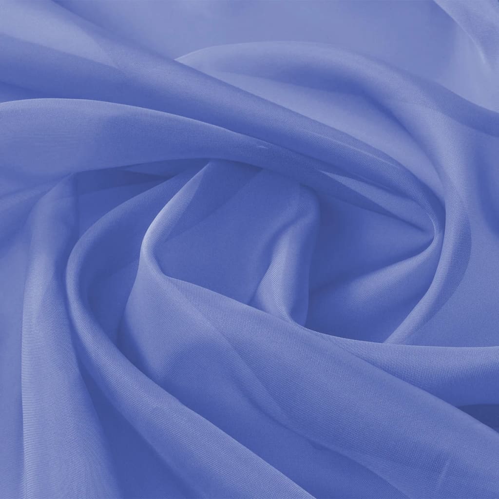 vidaXL Voile Fabric 1.45x20 m Royal Blue