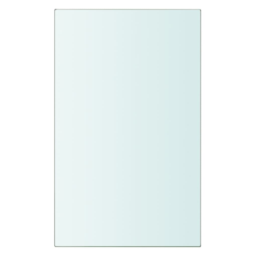 vidaXL Shelf Panel Glass Clear 20x12 cm