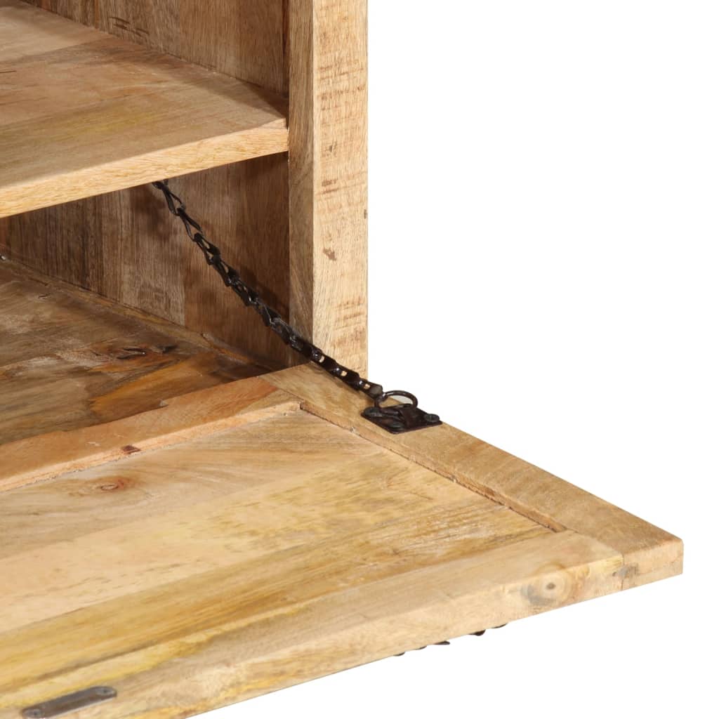 vidaXL Shoe Storage Bench 85x40x45 cm Solid Mango Wood