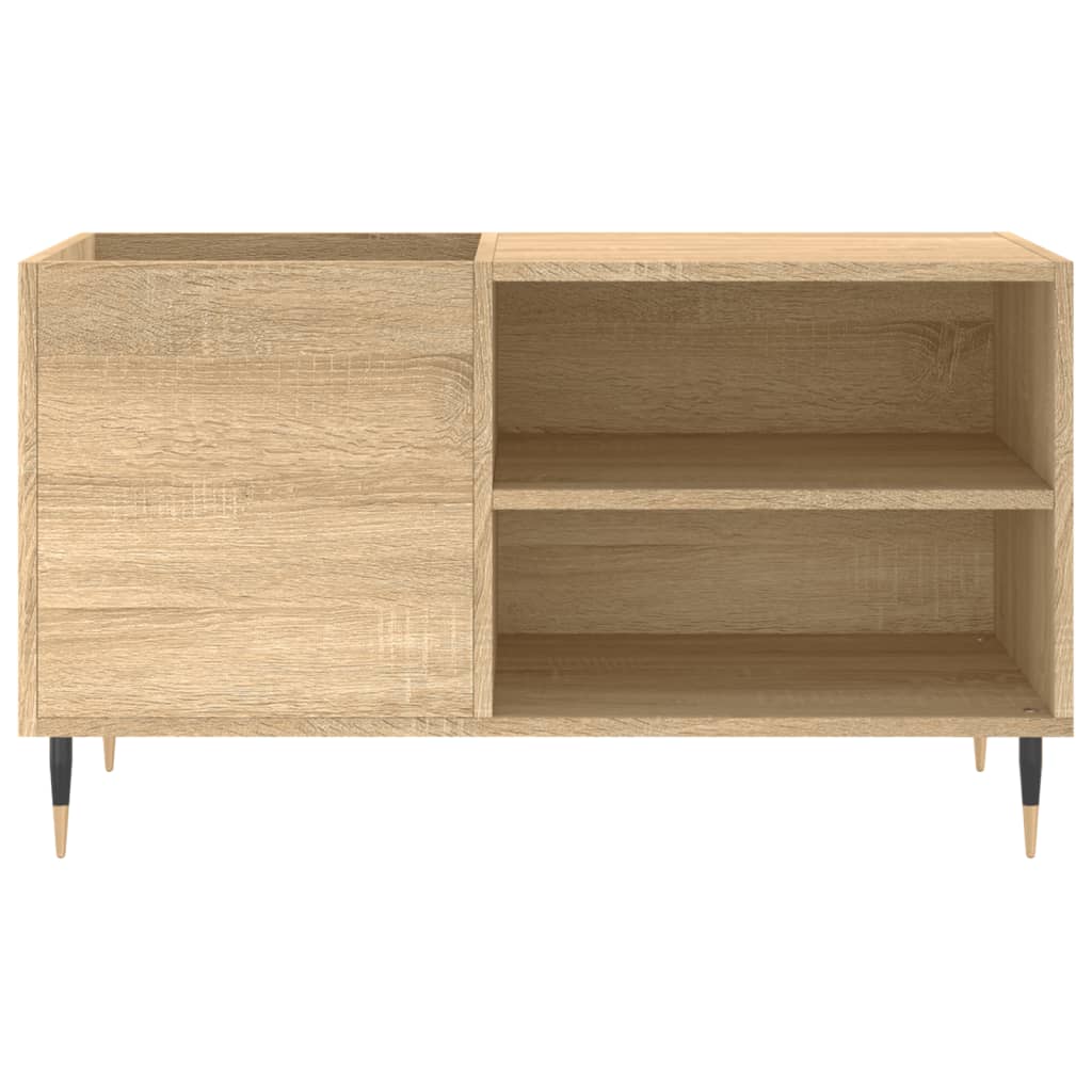 vidaXL Record Cabinet Sonoma Oak 85x38x48 cm Engineered Wood