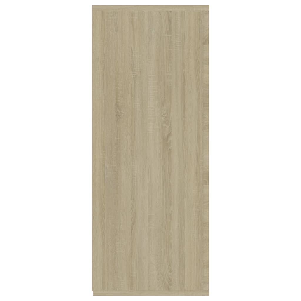 vidaXL Sideboard Sonoma Oak 105x30x75 cm Chipboard