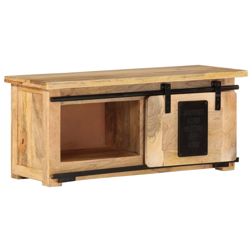 vidaXL TV Cabinet 90x35x40 cm Solid Mango Wood