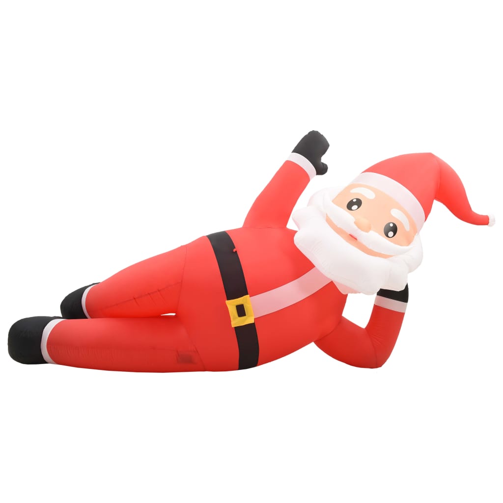 vidaXL Christmas Inflatable Santa Claus LED IP44 Red 360 cm XXL