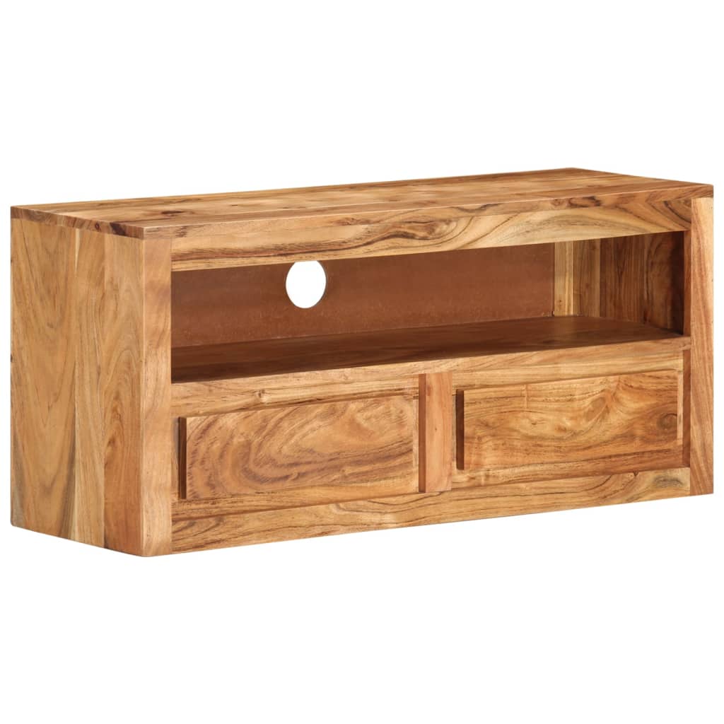 vidaXL TV Cabinet 88x30x40 cm Solid Wood Acacia
