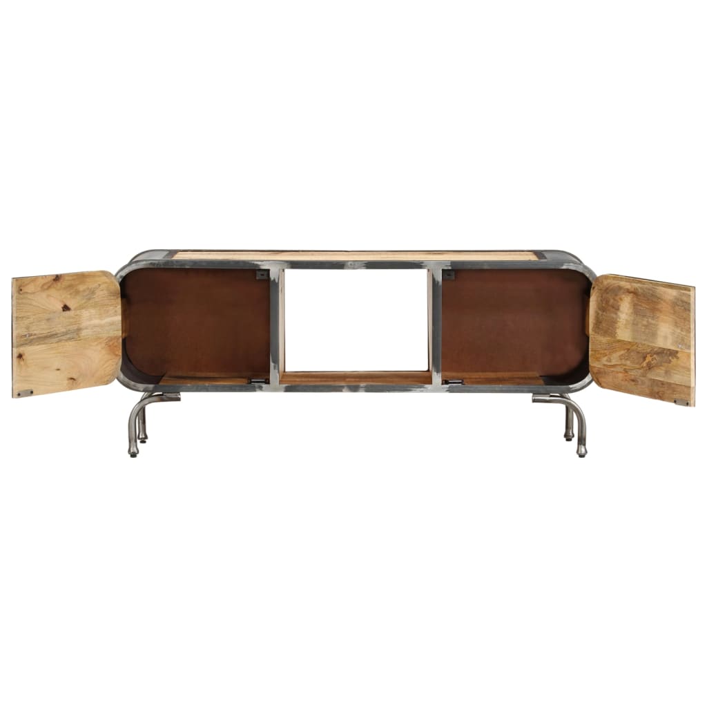 vidaXL TV Cabinet 110x30x42 cm Solid Wood Mango