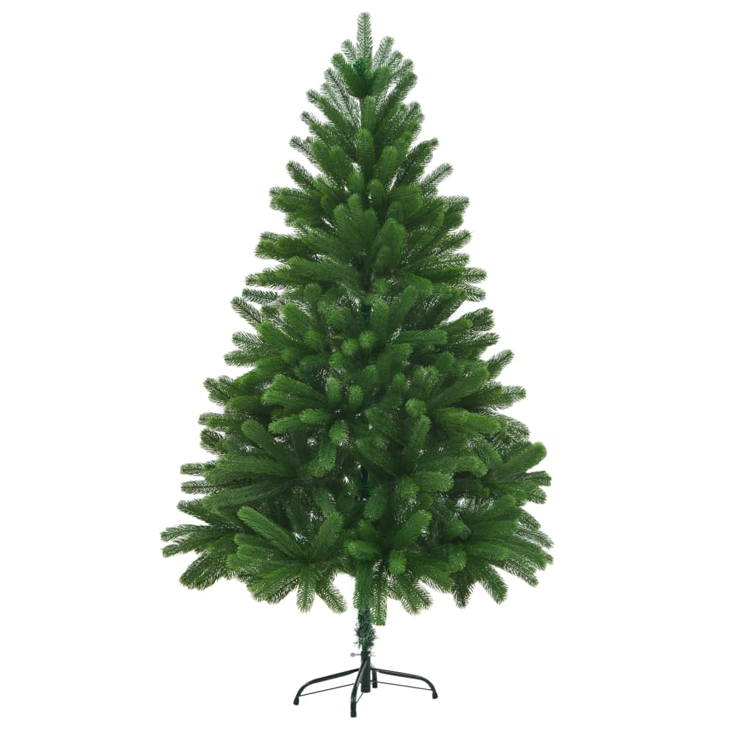 vidaXL Artificial Pre-lit Christmas Tree 210 cm Green