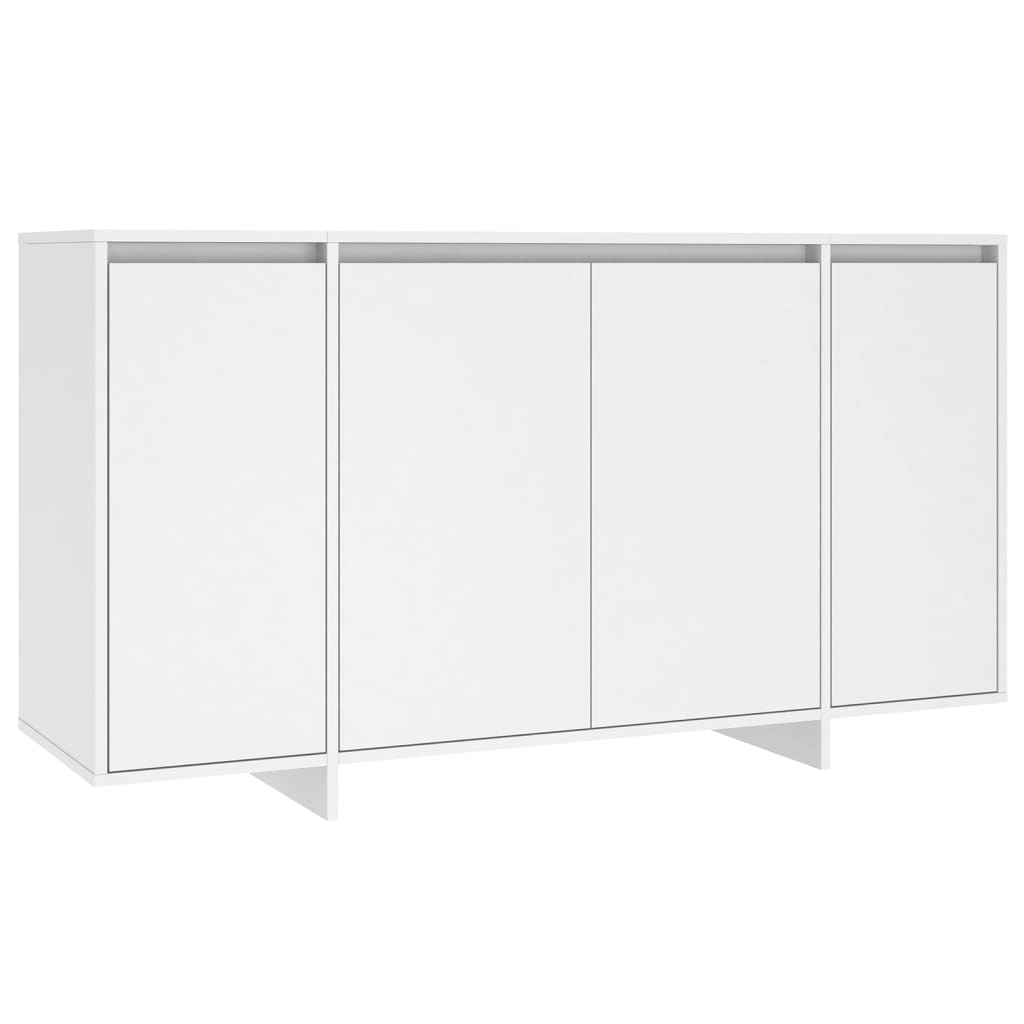 vidaXL Sideboard White 135x41x75 cm Engineered Wood