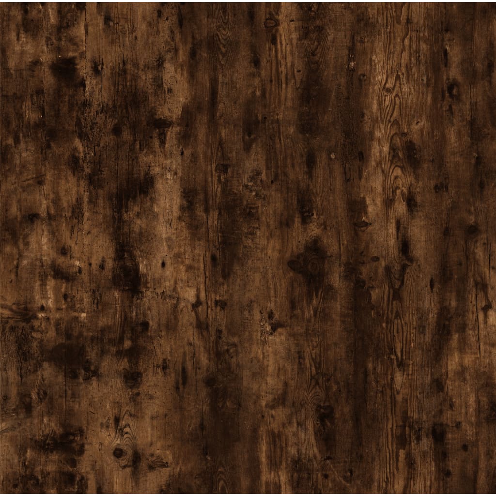 vidaXL Coffee Table Smoked Oak 80x50x40 cm Engineered Wood