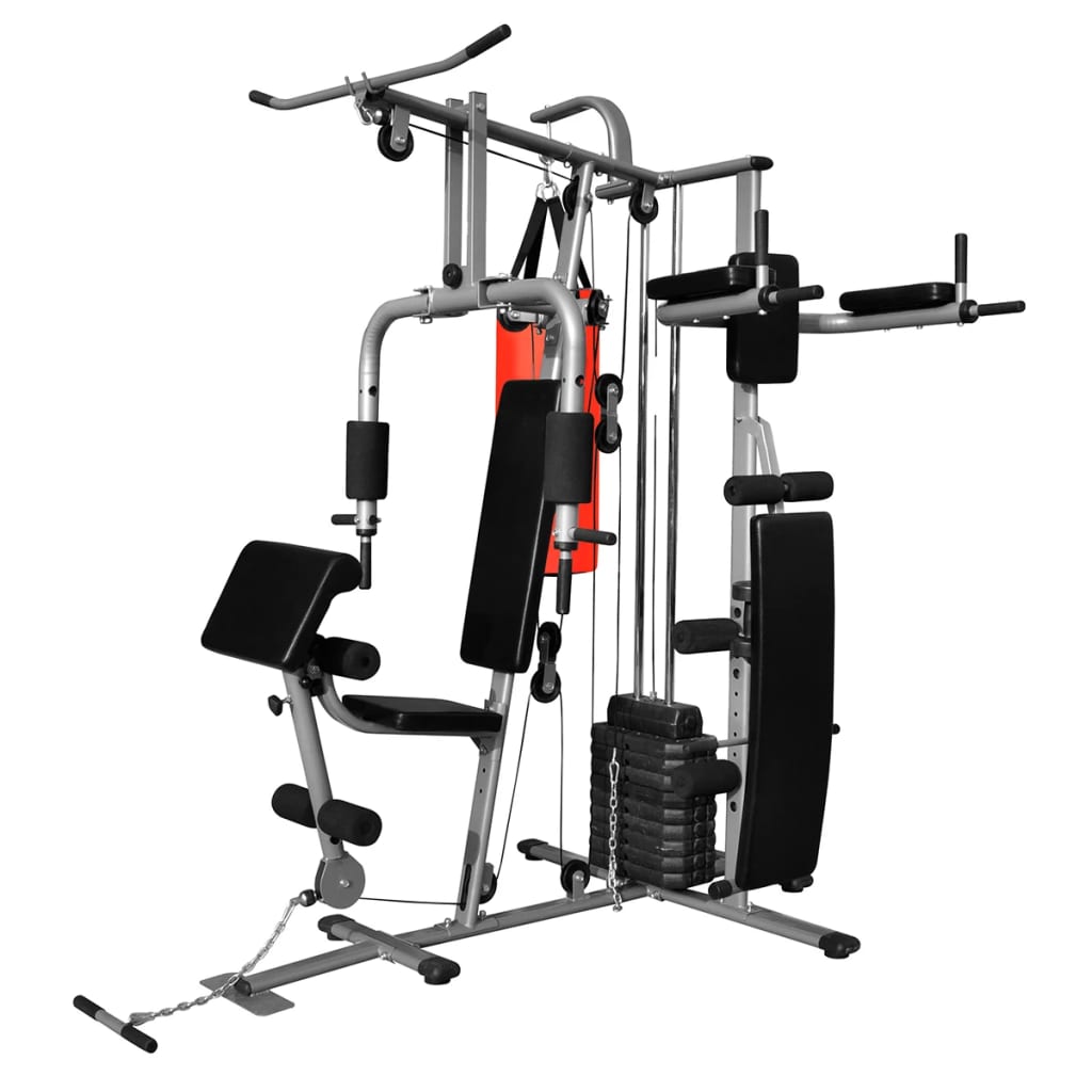 Multi-functional Home Gym with 1 Boxing Bag 65 kg