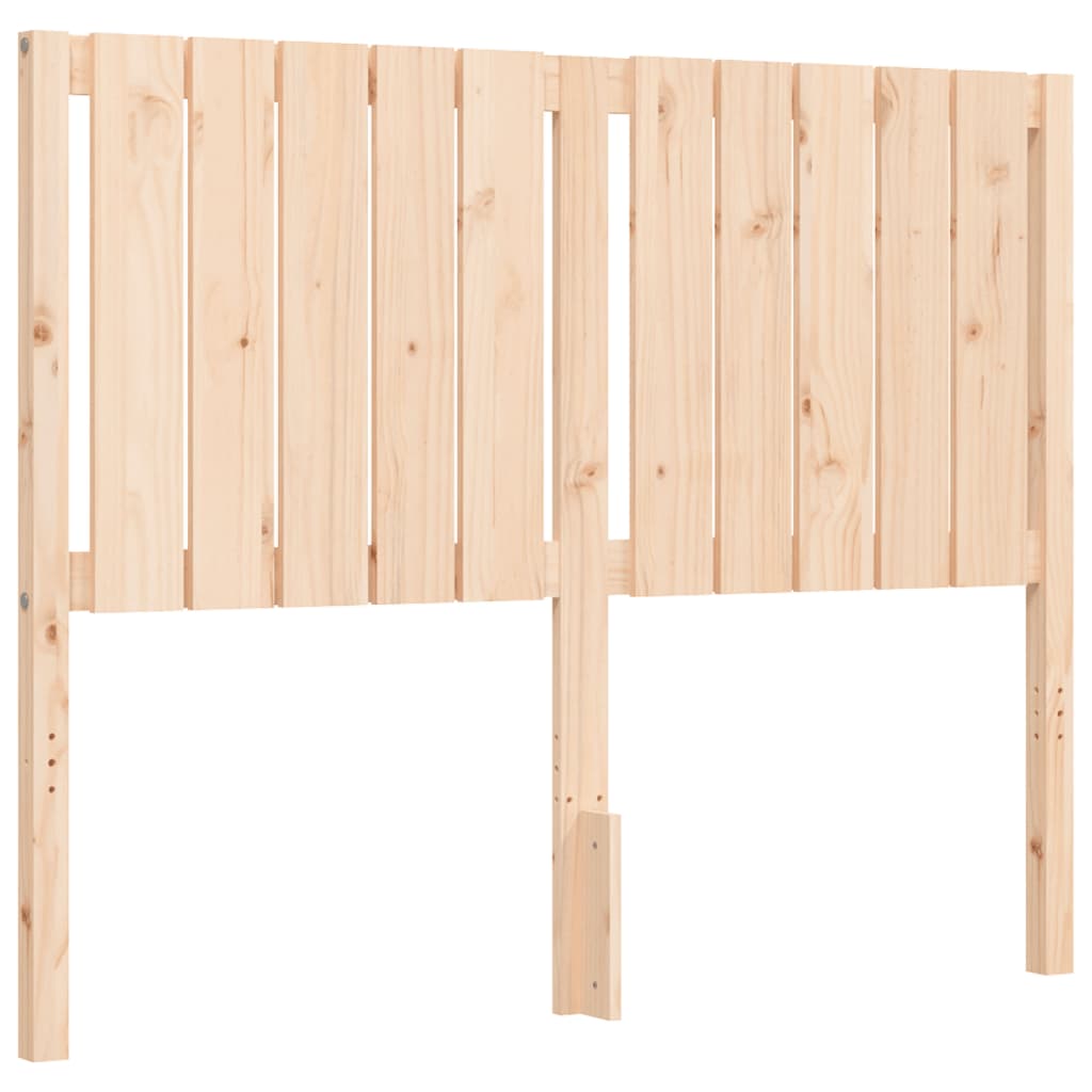 vidaXL Bed Frame with Headboard 120x200 cm Solid Wood