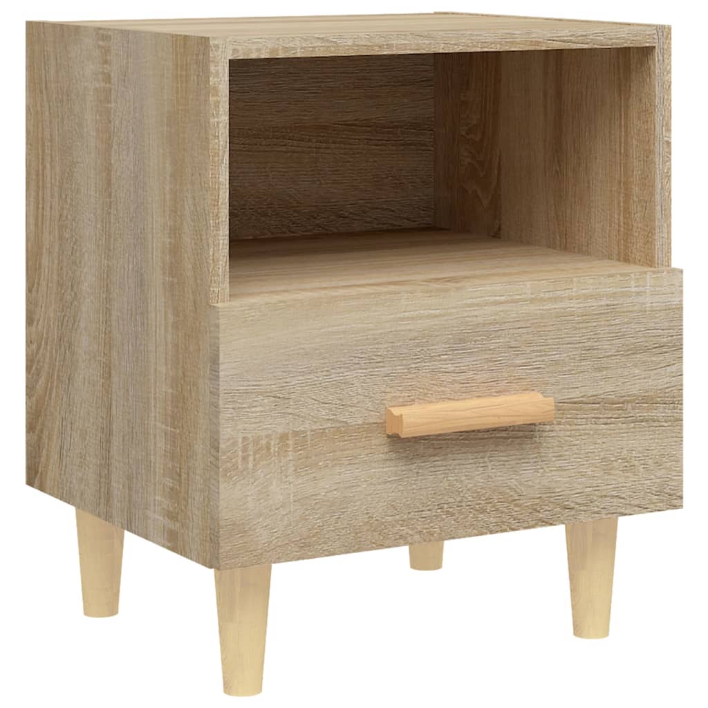 vidaXL Bedside Cabinet Sonoma Oak 40x35x47 cm