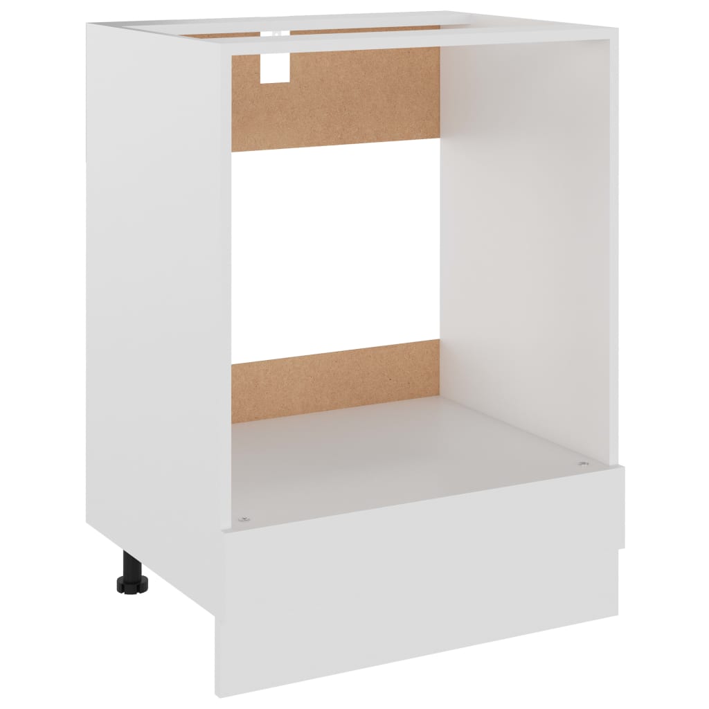 vidaXL Oven Cabinet White 60x46x81.5 cm Engineered Wood