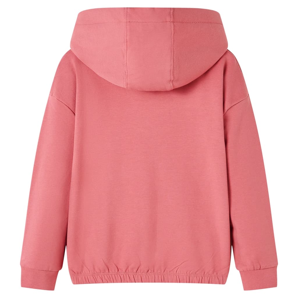 Kids' Hooded Sweatshirt Old Pink 92