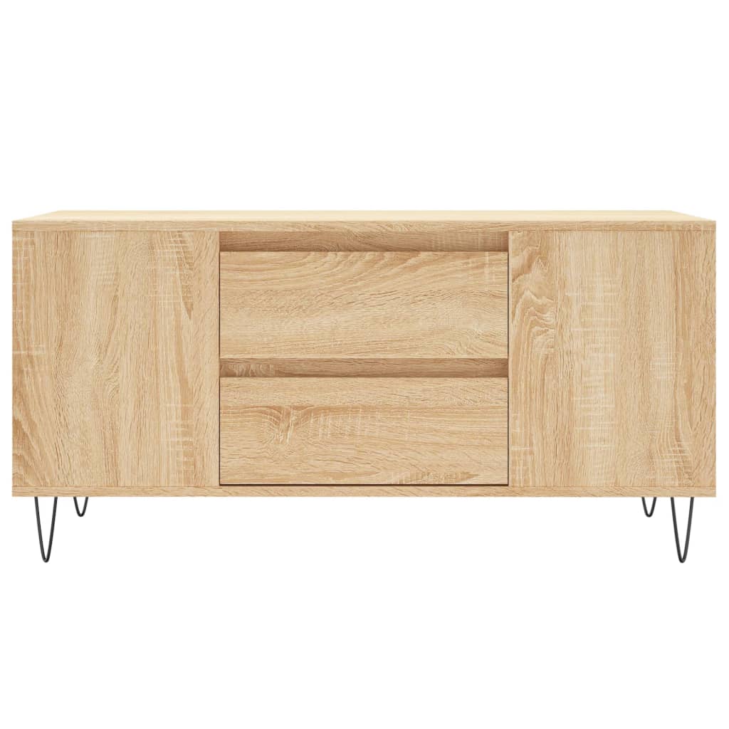 vidaXL Coffee Table Sonoma Oak 102x44.5x50 cm Engineered Wood