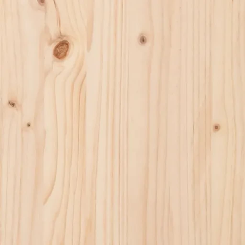 vidaXL Storage Box 89x36.5x33 cm Solid Wood Pine
