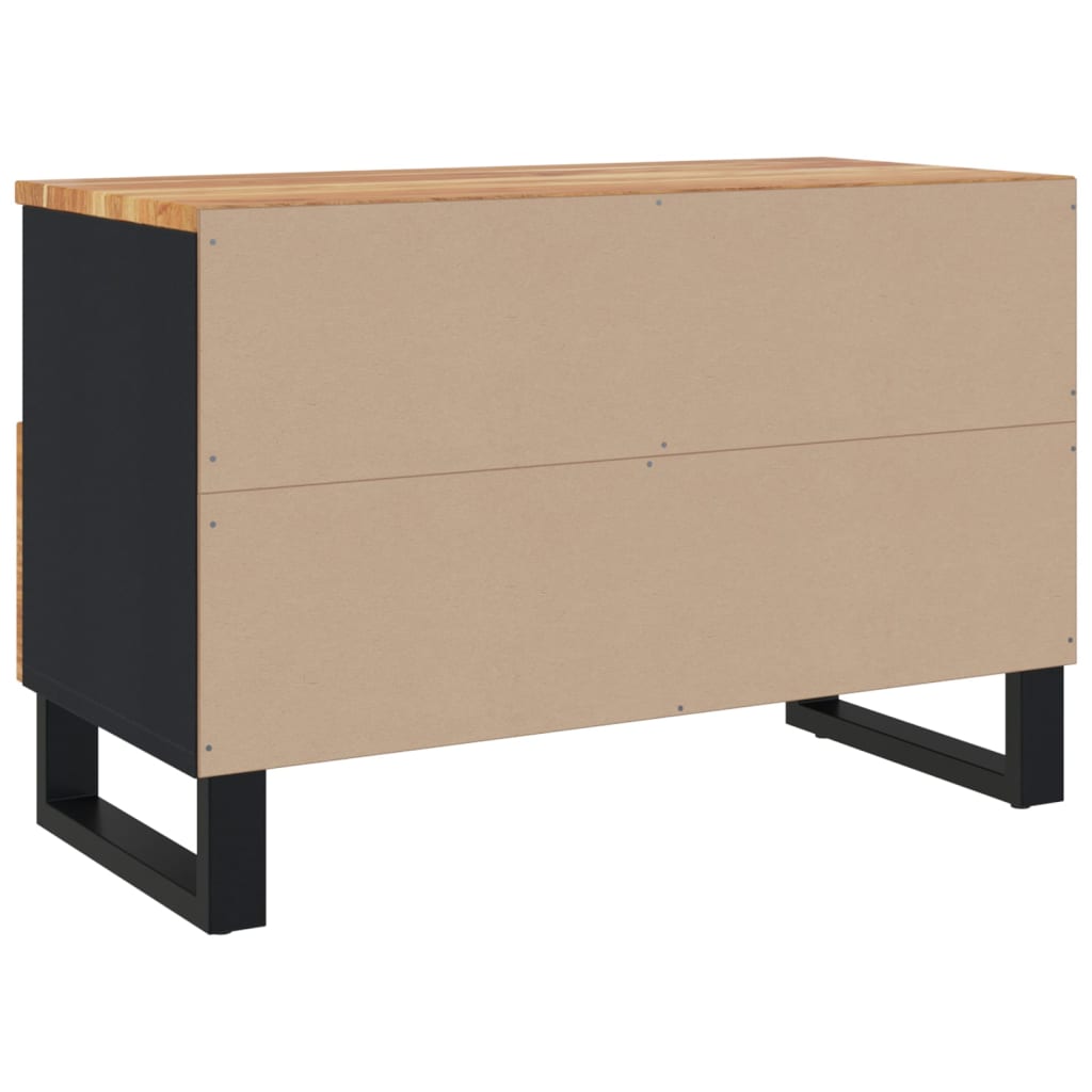 vidaXL TV Cabinet 70x33x46cm Solid Wood Acacia