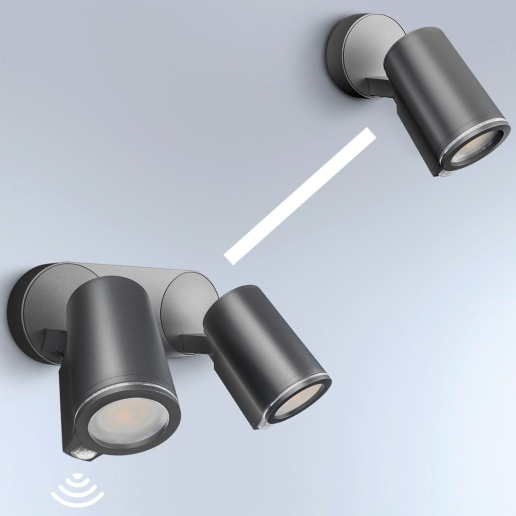 Steinel Outdoor Sensor Spotlight Spot Duo Sensor Connect Black