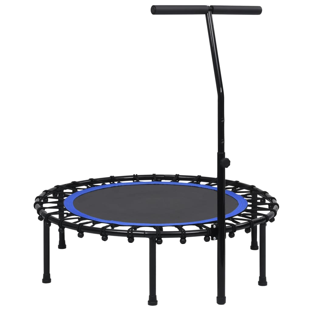 vidaXL Fitness Trampoline with Handle and Safety Pad 102 cm