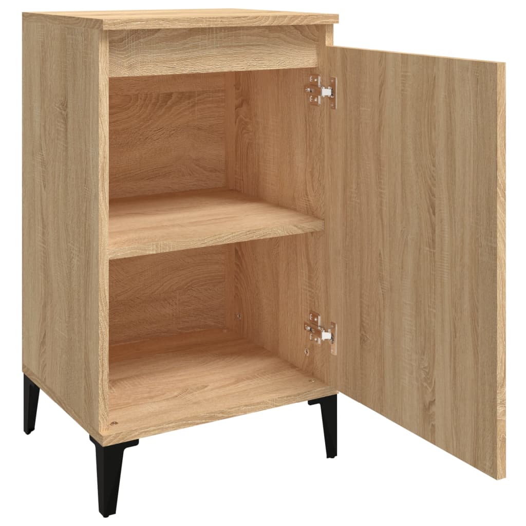 vidaXL Bedside Cabinets 2 pcs Sonoma Oak 40x35x70 cm Engineered Wood
