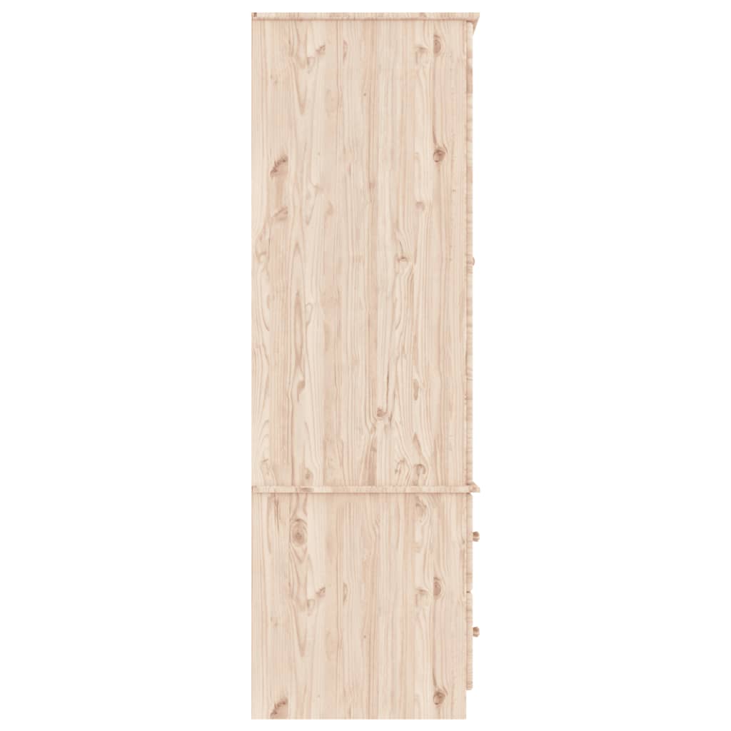 vidaXL Wardrobe ALTA 90x55x170 cm Solid Wood Pine