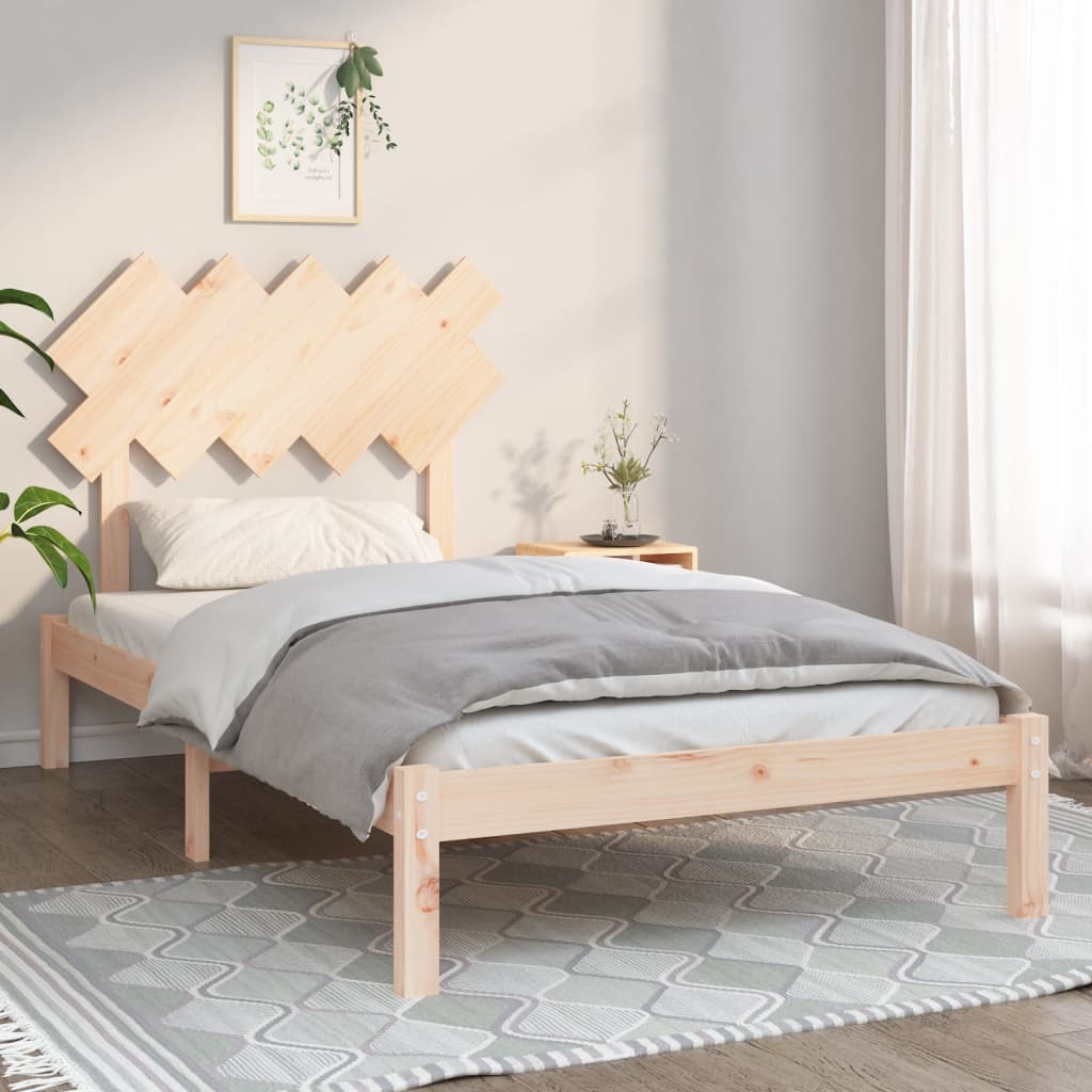 vidaXL Bed Frame 100x200 cm Solid Wood