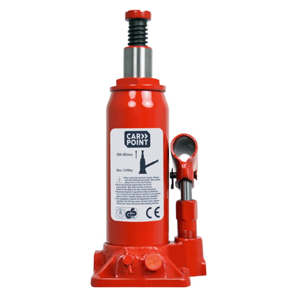 Carpoint Hydraulic Bottle Jack 5000 kg Red