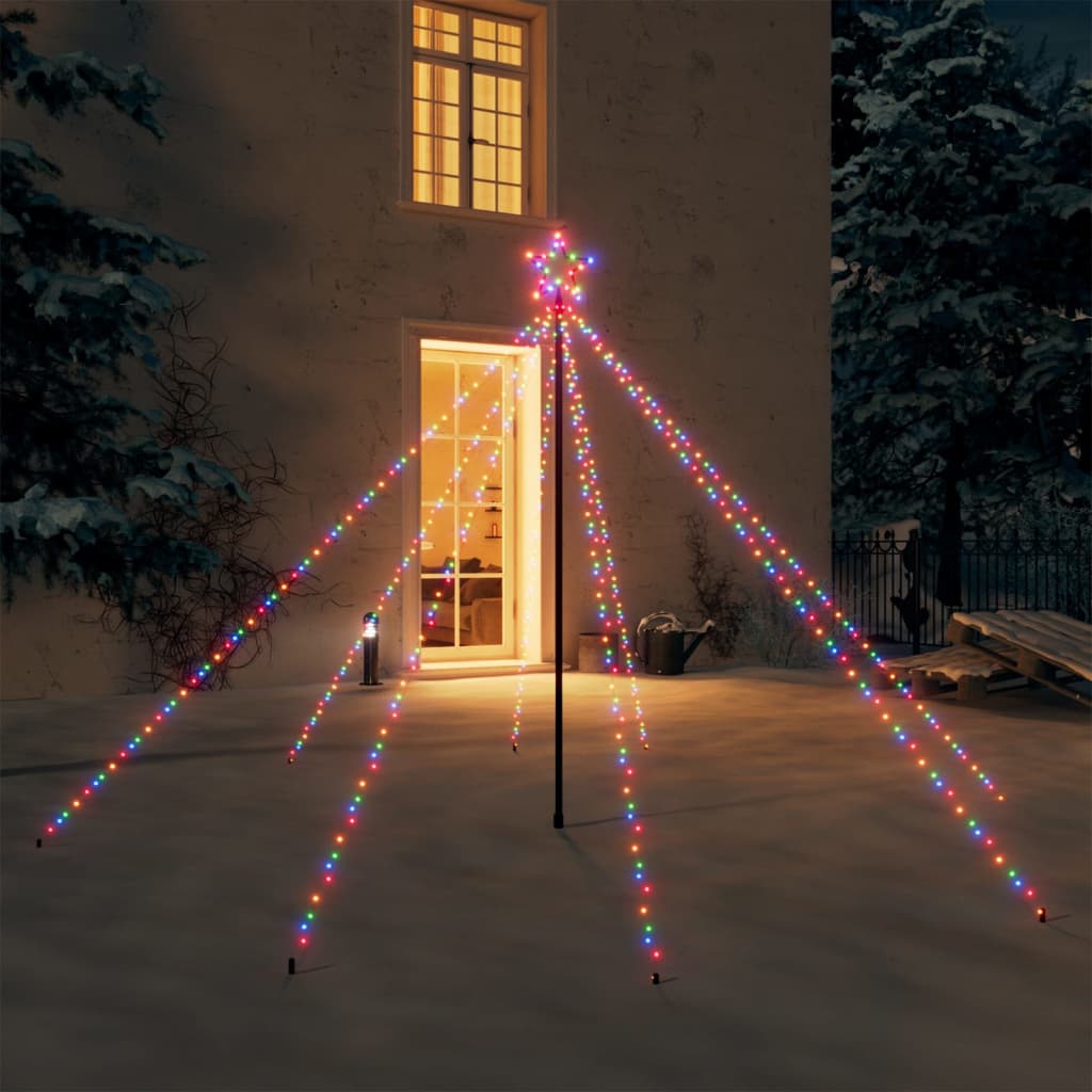 vidaXL Christmas Tree Lights Indoor Outdoor 400 LEDs Colourful 2.5 m