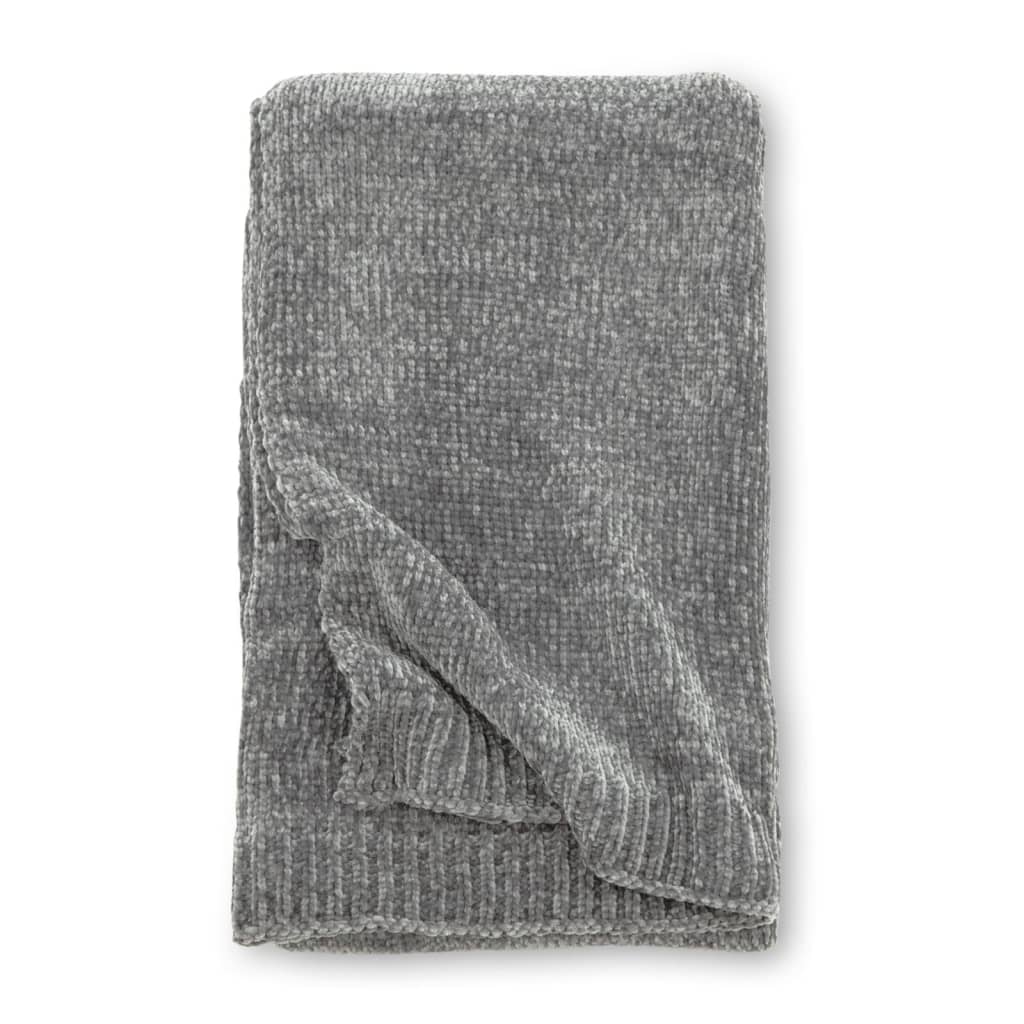 Venture Home Blanket Ally 170x130 cm Polyester Dark Grey