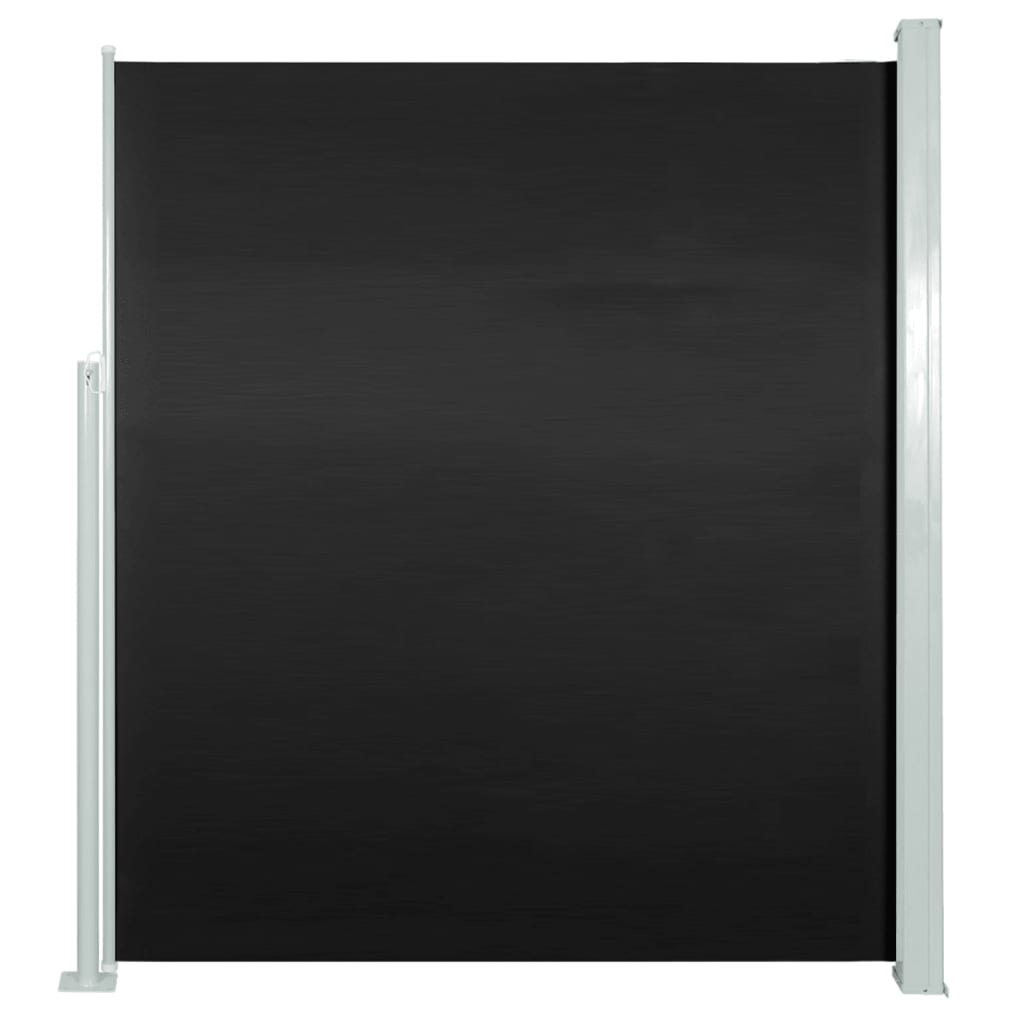vidaXL Retractable Side Awning 160 x 500 cm Black