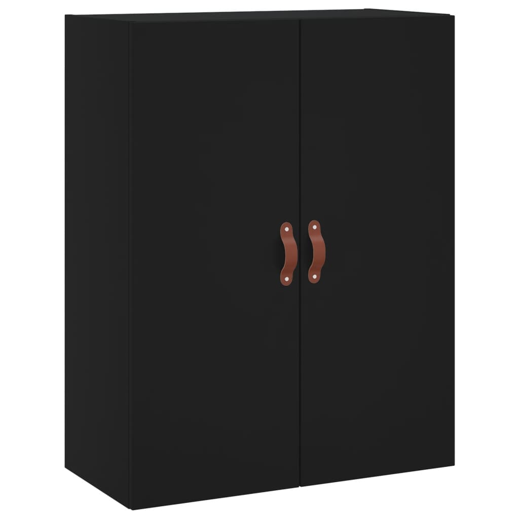 vidaXL Wall Mounted Cabinet Black 69.5x34x90 cm